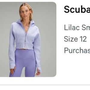 Lululemon Purple Zip-Up Hoodie